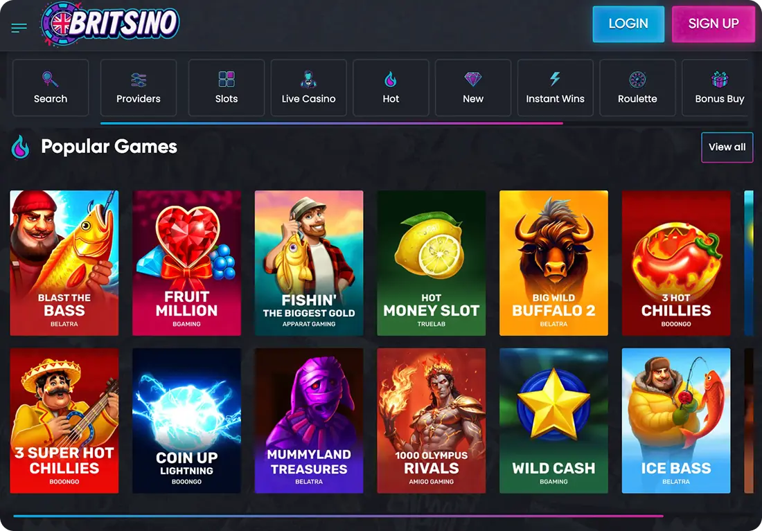 britsino games collection